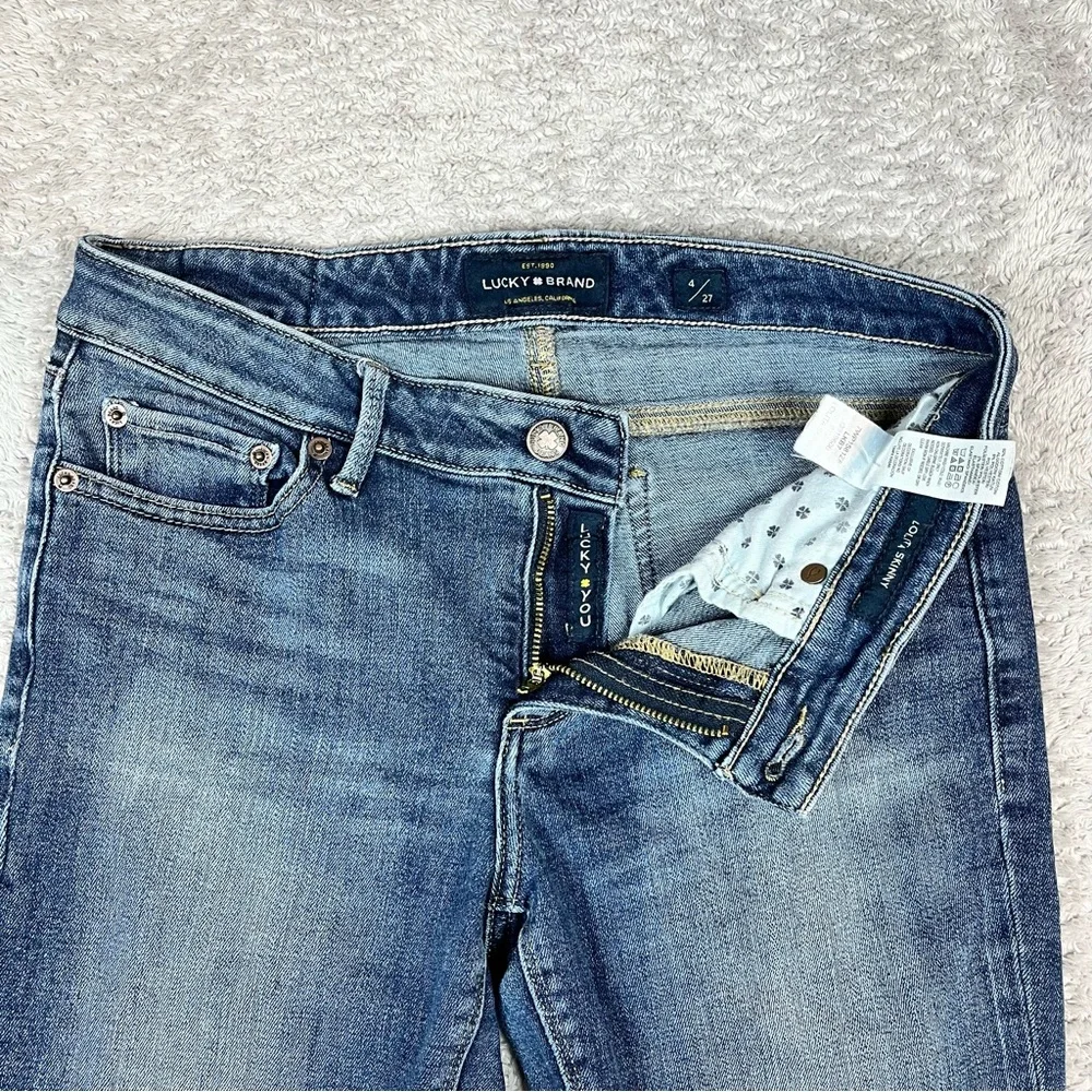 Lucky Brand Lolita Skinny Jeans‎ Medium Blue Women's Size 27 / 4